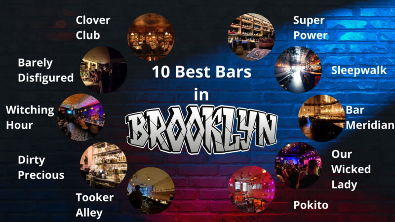 Top 10 Best Bars in Brooklyn 2024 Infographic