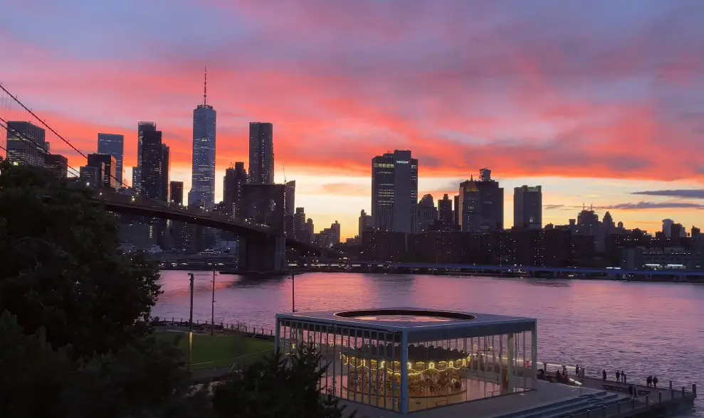 Sunset in Brooklyn