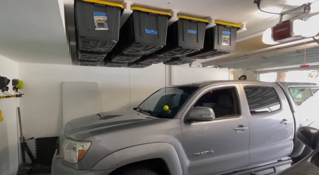 Vertical storage in a garage