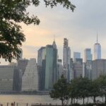 A tranquil view of the Brooklyn skyline