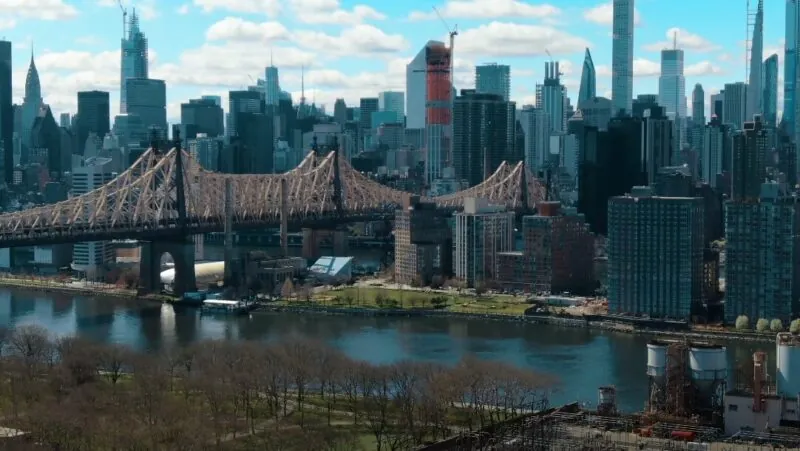 Panoramic view of the New York City skyline