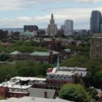 A Panoramic View of Brooklyn's Skyline with Green Spaces, Highlighting Family-Friendly Activities in Brooklyn